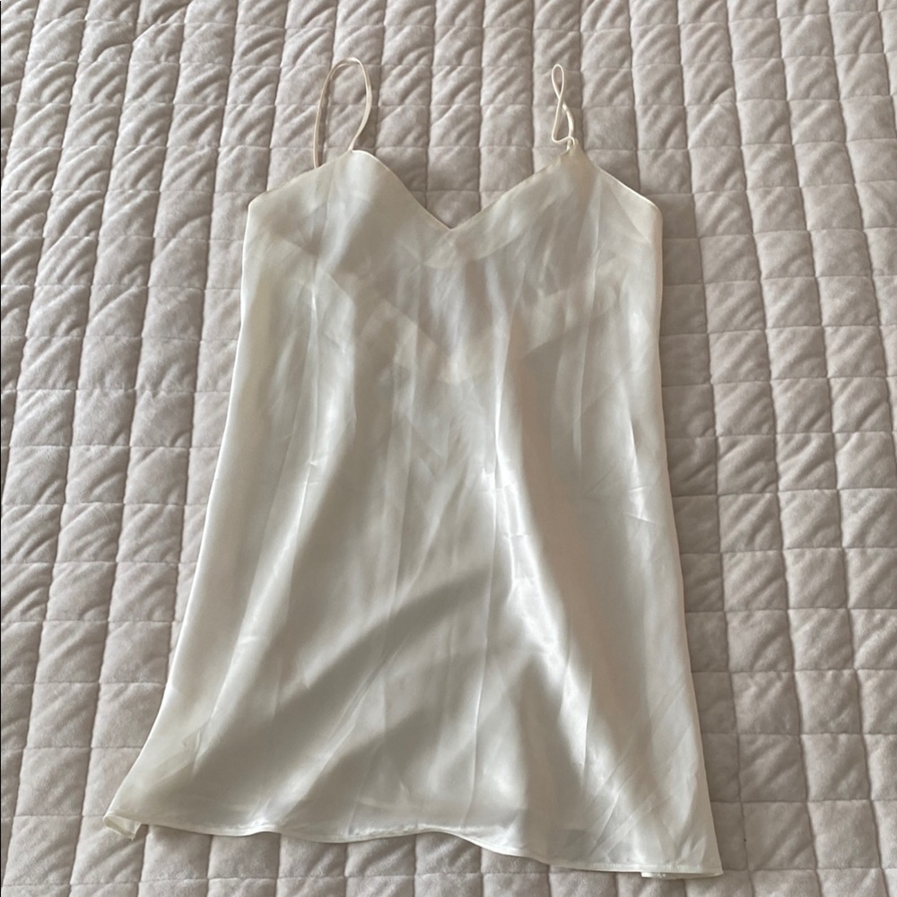 Victorias Secret Ivory Satin Lingerie